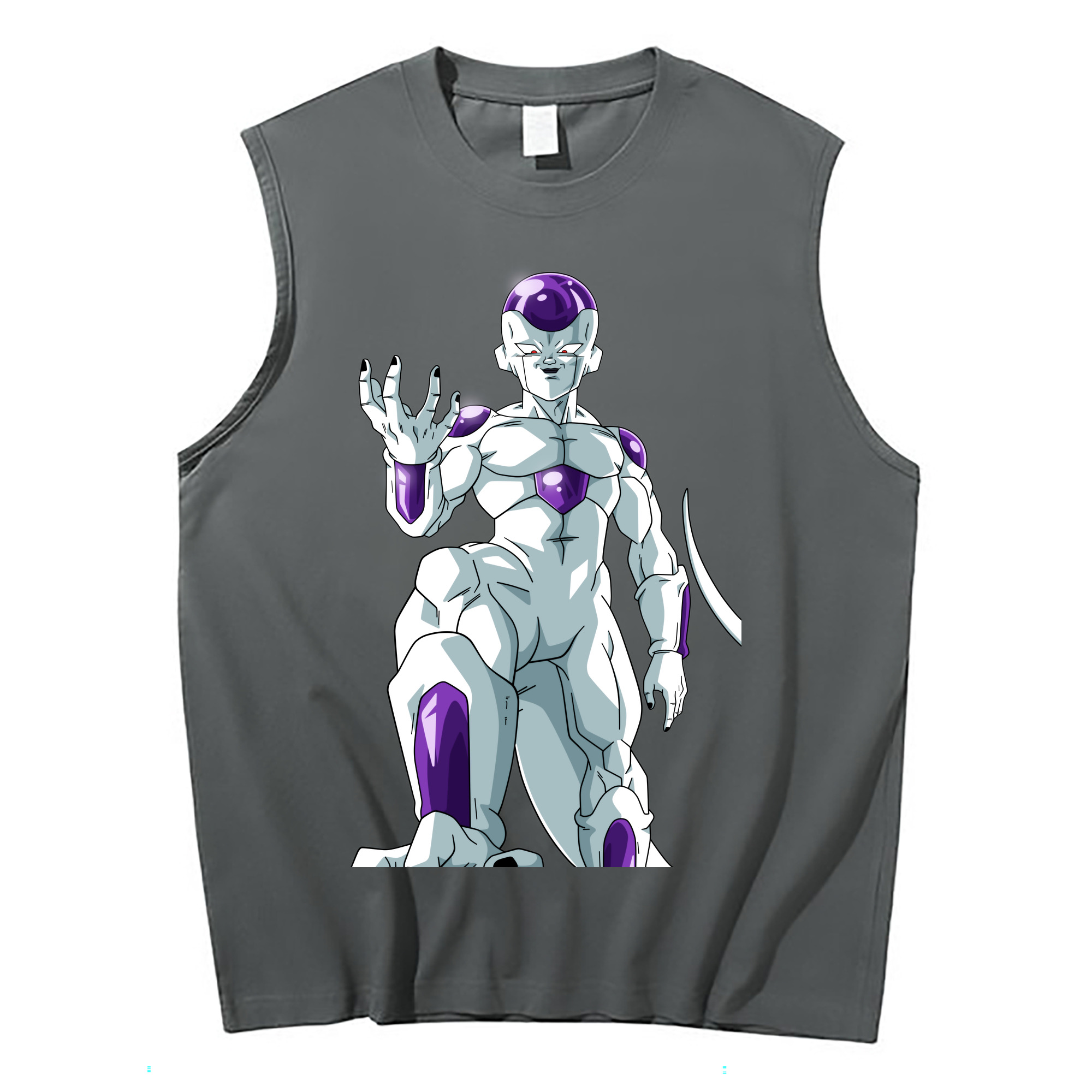 （画像用） ドラゴンボール フリーザ DRAGON BALL Frieza コットン100％タンクトップ（フロントプリント）